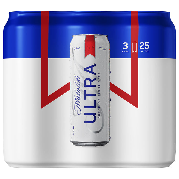 Michelob Ultra 3 Pack Superior Light Beer 3 ea