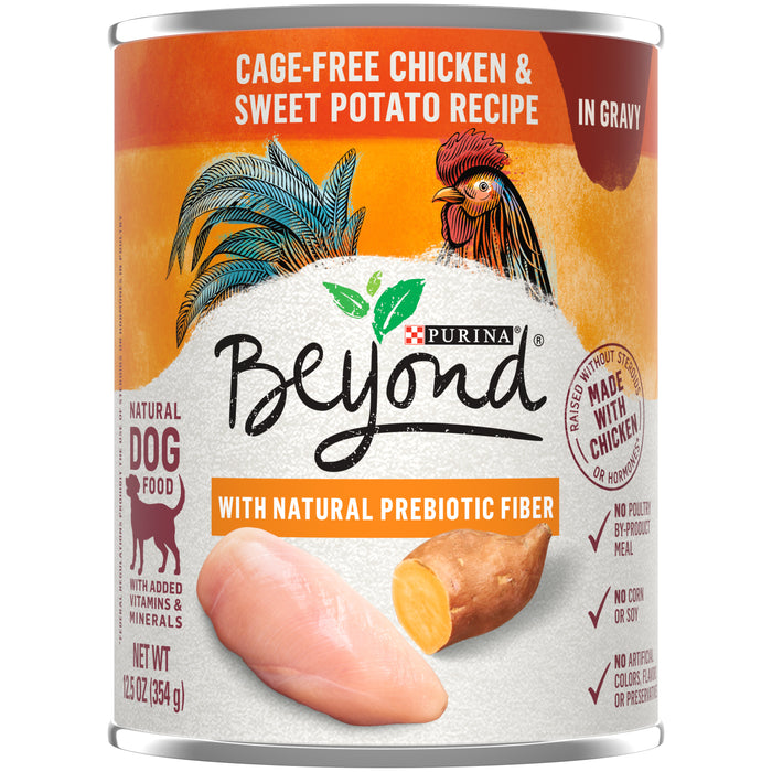 Purina Beyond Wet Natural Dog Food With Gravy, Chicken & Sweet Potato Recipe - 12.5 oz. Can