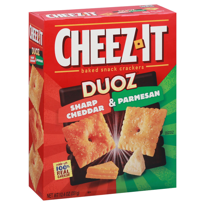 Cheez-It Duoz Sharp Cheddar & Parmesan Crackers 12.4 oz