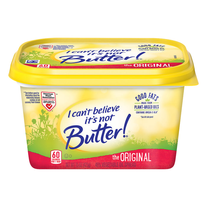 I Can't Believe It's Not Butter! The Original Vegetable Oil Spread 15 oz