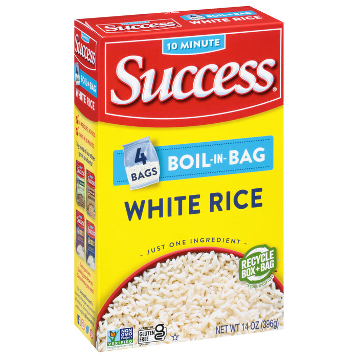 Success Boil-in-Bag White Rice 4 ea