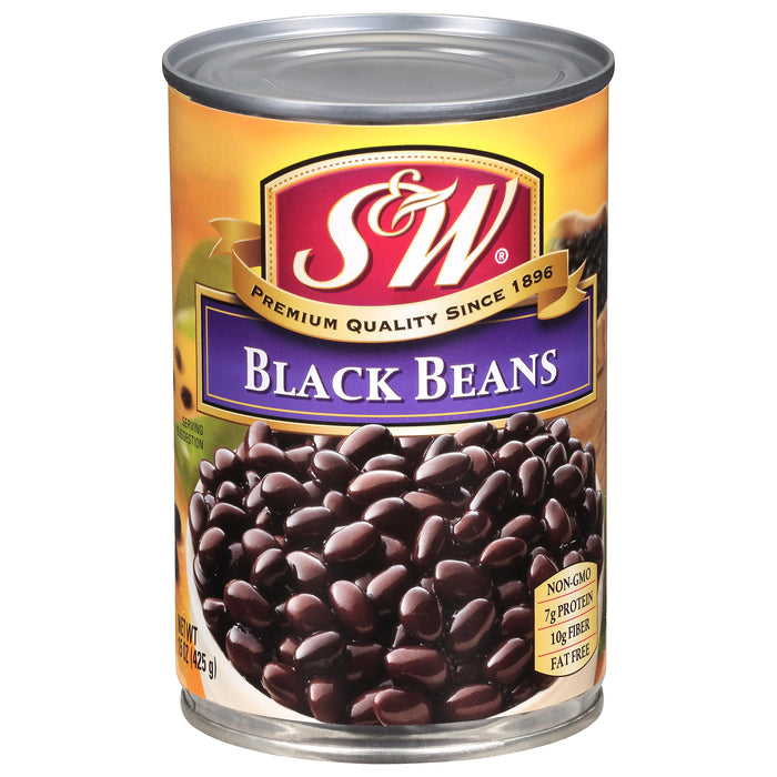 S&W Black Beans 15 oz