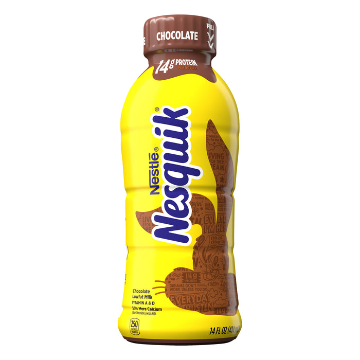 Nesquik Lowfat Chocolate Milk 14 oz