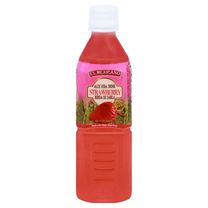 El Mexicano Aloe Vera Drink 16.9 oz