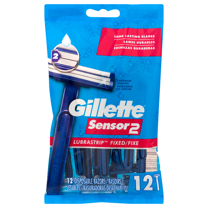 Gillette Sensor 2 Disposable Razors 12.0 ea