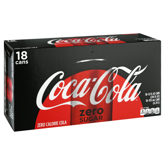 Coca-Cola Zero Sugar Cola 18 ea