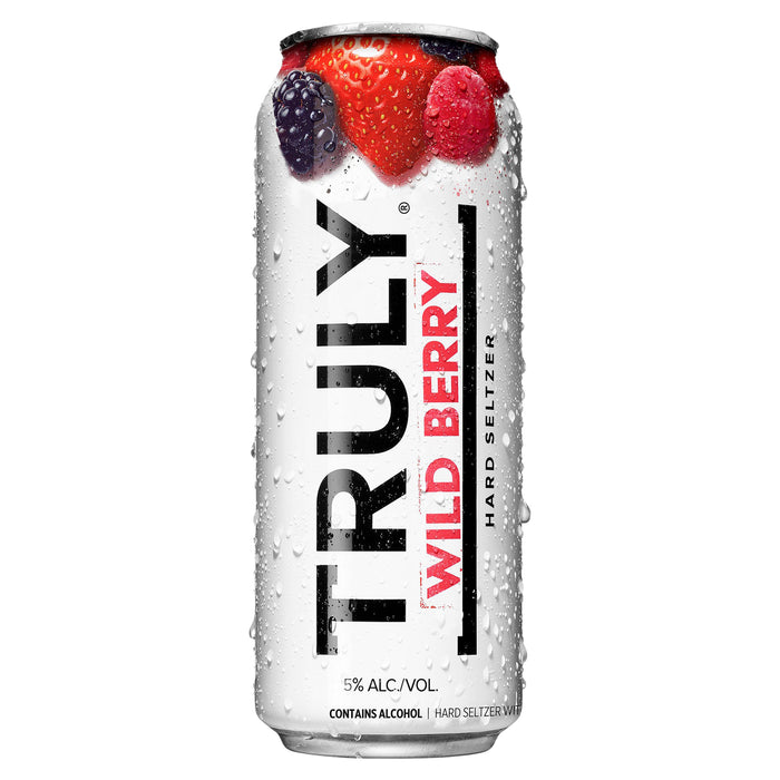 TRULY Hard Seltzer Wild Berry, Spiked & Sparkling Water (24 fl. oz. Can)