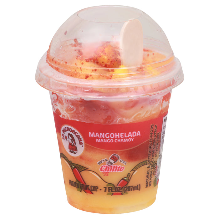 La Michoacana Spicy & Cool Mangohelada Frozen Fruit Cup 7 oz