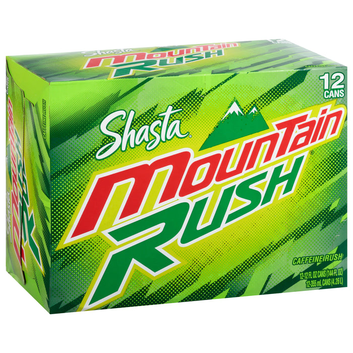 Shasta Mountain Rush Soda 12 - 12 fl oz Cans