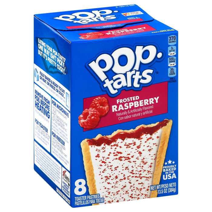 Pop-Tarts Frosted Raspberry Toaster Pastries 8 ea