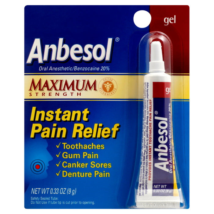 Anbesol Instant Pain Relief 0.33 oz