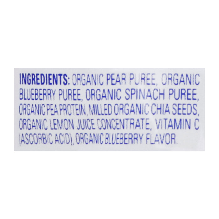 HappyTot Organics Fiber & Protein 4 (Tots & Tykes) Fruit & Veggie Blend 4 oz