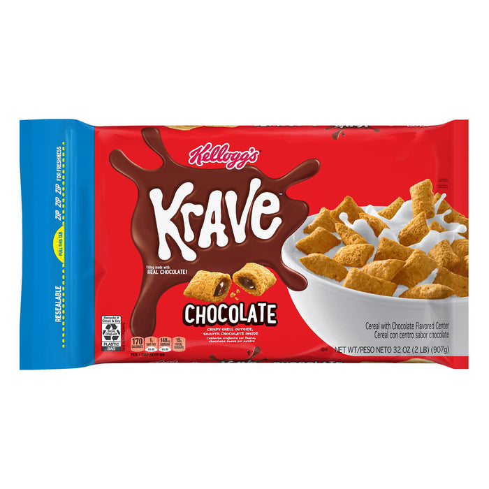 Krave Chocolate Cereal 32 OZ