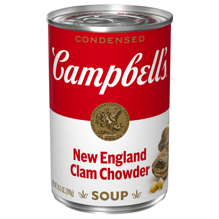 Campbell's New England Clam Chowder Condensed Soup 10.5 oz