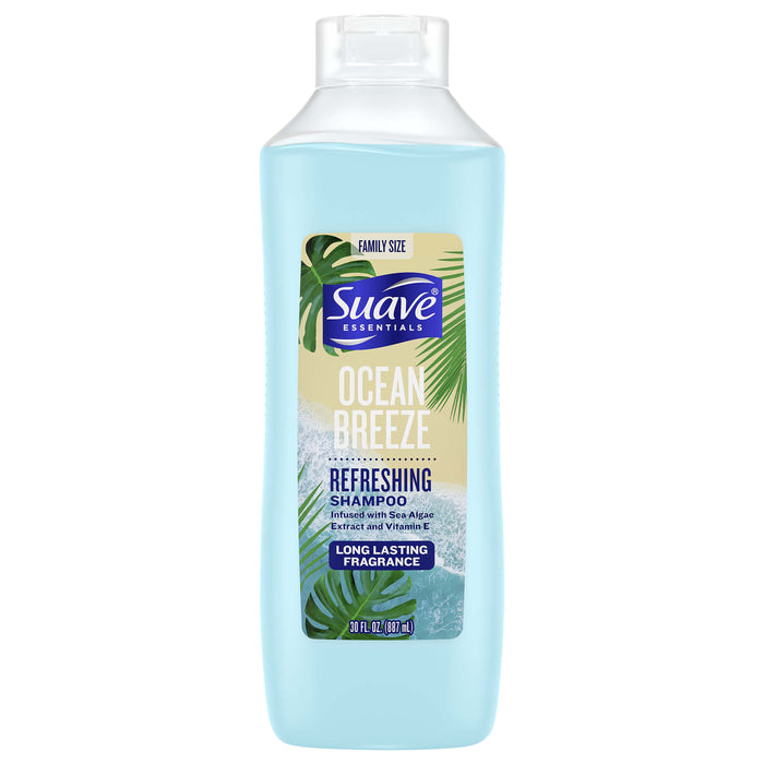 Suave Essentials Moisturizing Shampoo Ocean Breeze 30 oz
