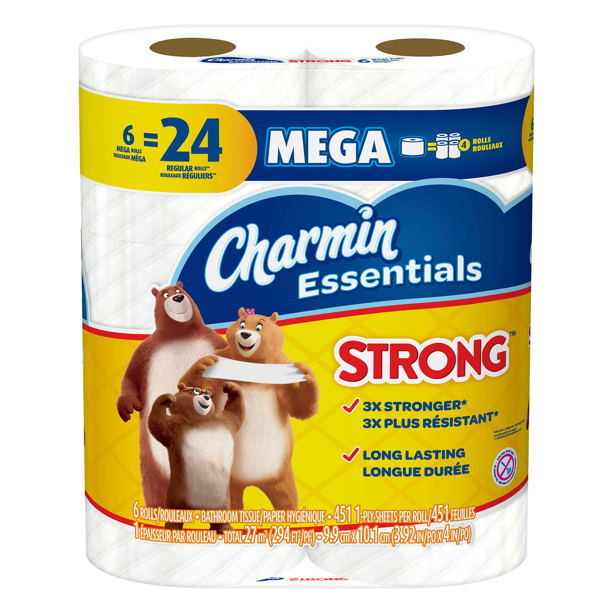 Charmin Ultra Strong Mega Roll Toilet Paper, 6 rolls - Kroger