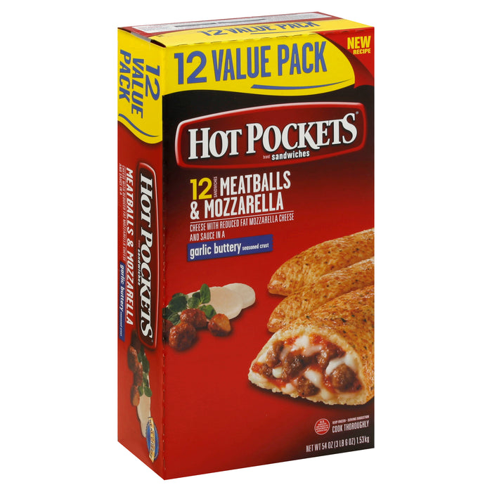 Hot Pockets Sandwiches 12 ea