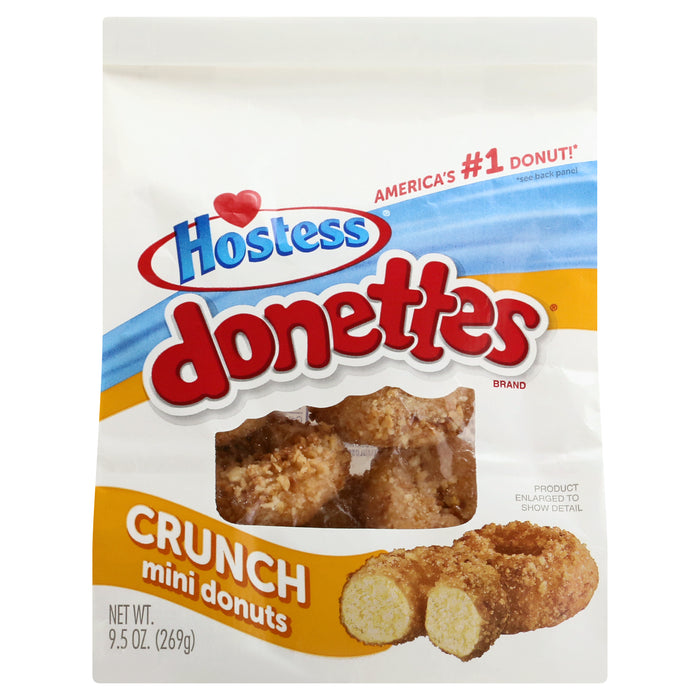 Hostess Donettes Crunch Mini Donuts 9.5 oz