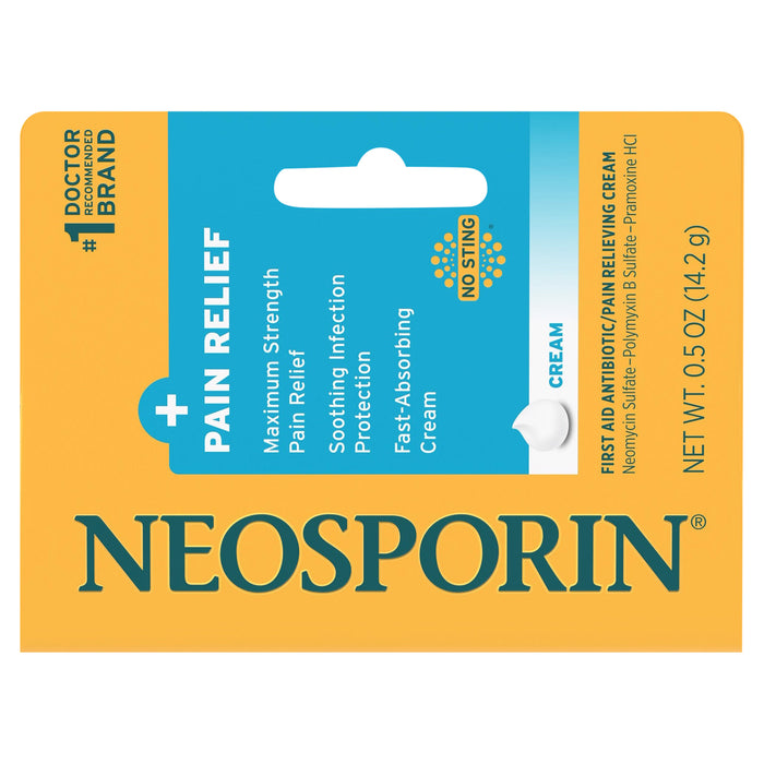 Neosporin + Pain Relief Dual Action First Aid Antibiotic Cream,.5 oz