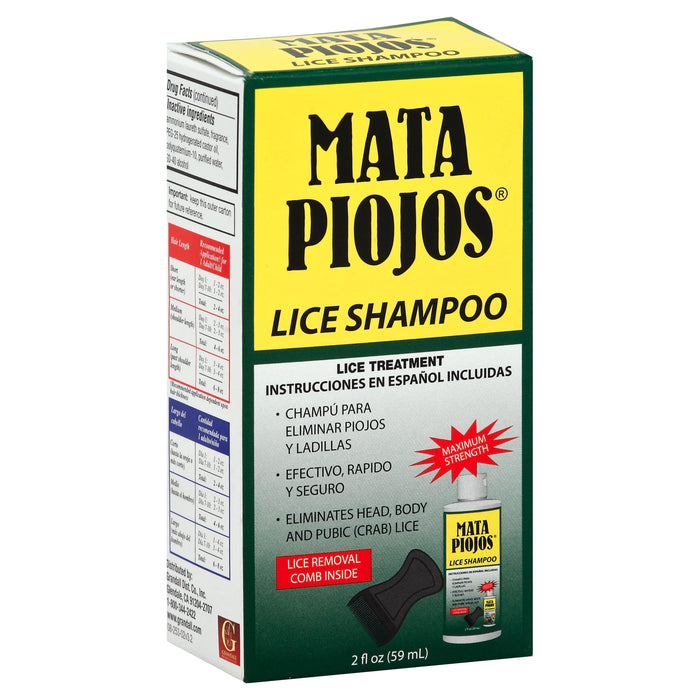 Mata Piojos Lice Shampoo 2 oz