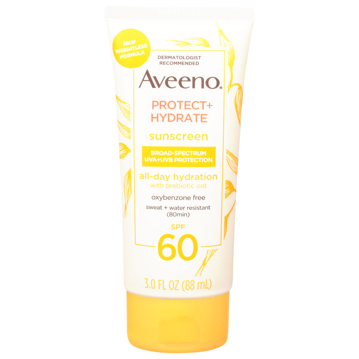 Aveeno SPF 60 Protect + Hydrate Sunscreen 3.0 fl oz