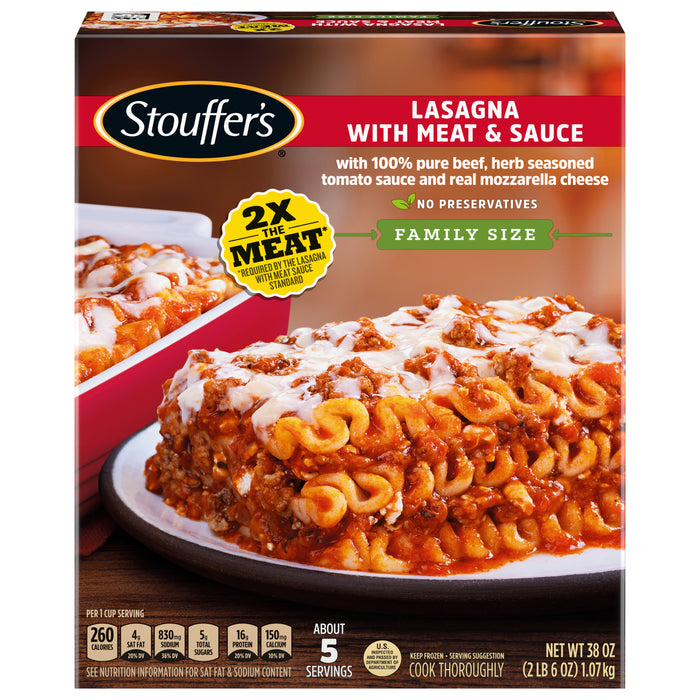 Stouffer's Family Size Lasagna with Meat & Sauce 38 oz