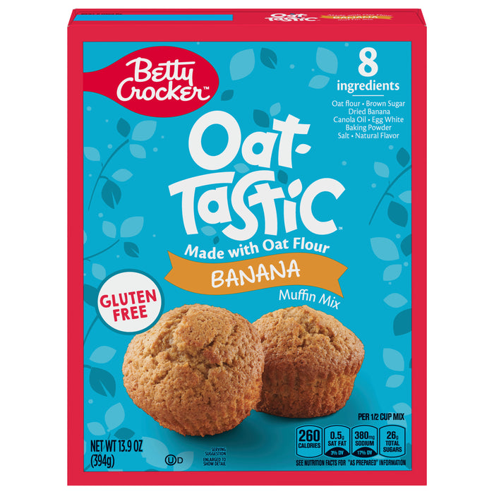 Betty Crocker Oat-Tastic Banana Muffin Mix, 13.9