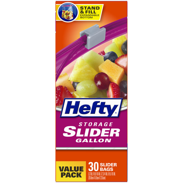 Hefty Slider Storage Bags, Gallon Size, 30 Count — Gong's Market
