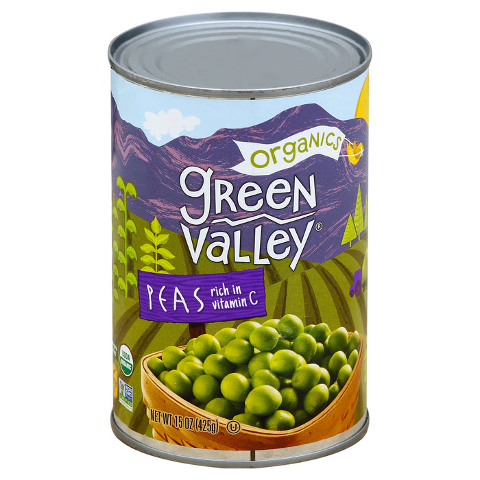 Green Valley Peas 15 oz