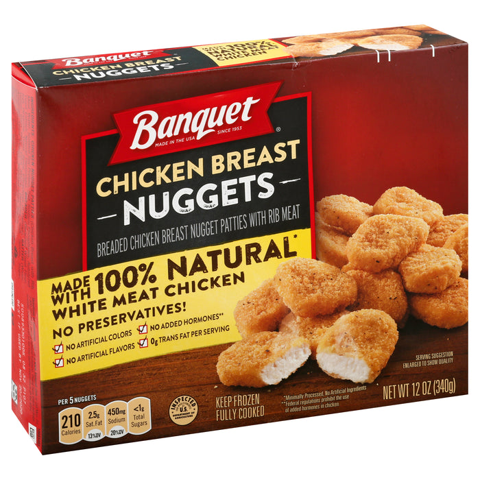 Banquet Chicken Breast Nuggets 12 oz