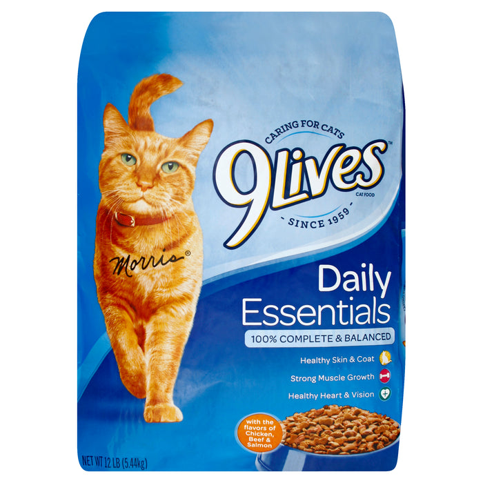 9 Lives Cat Food 12 lb