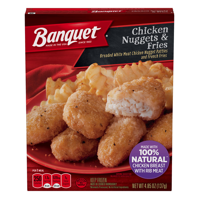 Banquet Chicken Nuggets & Fries 4.85 oz