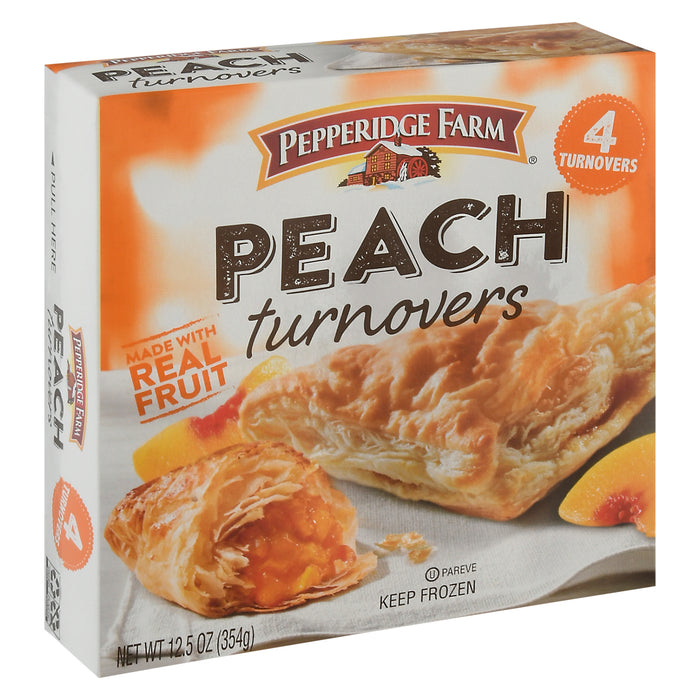 PEPPERIDGE FARM Peach Turnovers 4 ea