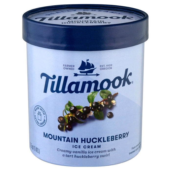 Tillamook Mountain Huckleberry Ice Cream 1.5 qt