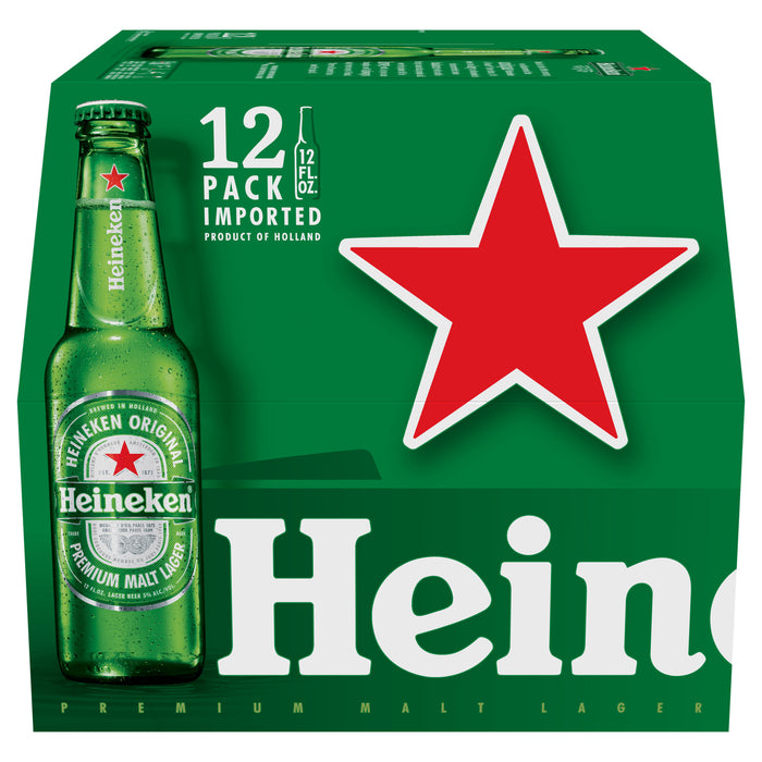 Heineken 12 Pack Original Beer 12 - 12 fl oz Bottles