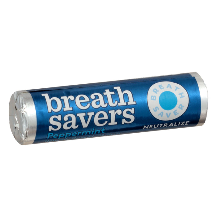 Breath Savers Sugar Free Peppermint Mint 12 ea