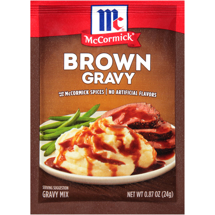 McCormickÂ® Brown Gravy Mix 0.87 oz. Packet