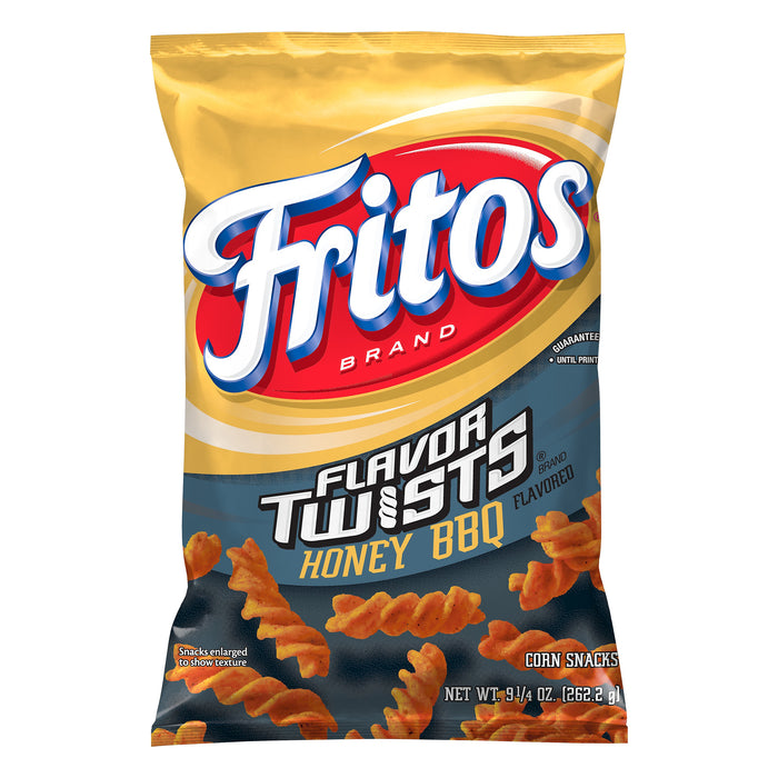 Fritos Flavor Twists Honey BBQ Flavored Corn Snacks 9.25 oz