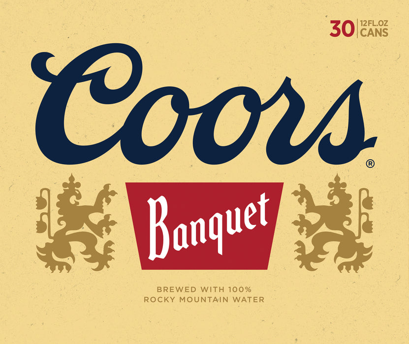 Coors Banquet Beer 30 ea