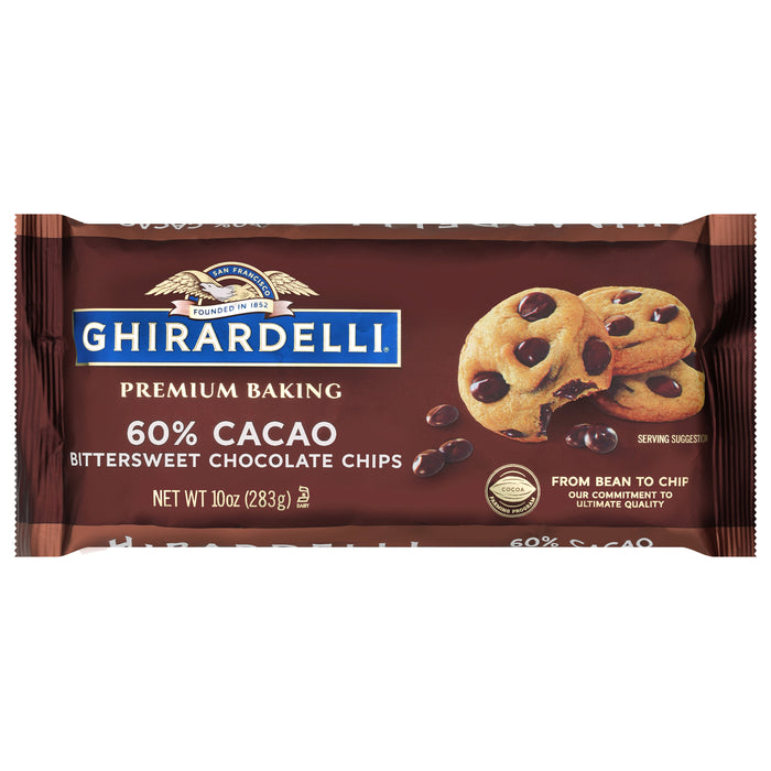 Ghirardelli 60% Cacao Bittersweet Chocolate Chips 10 oz