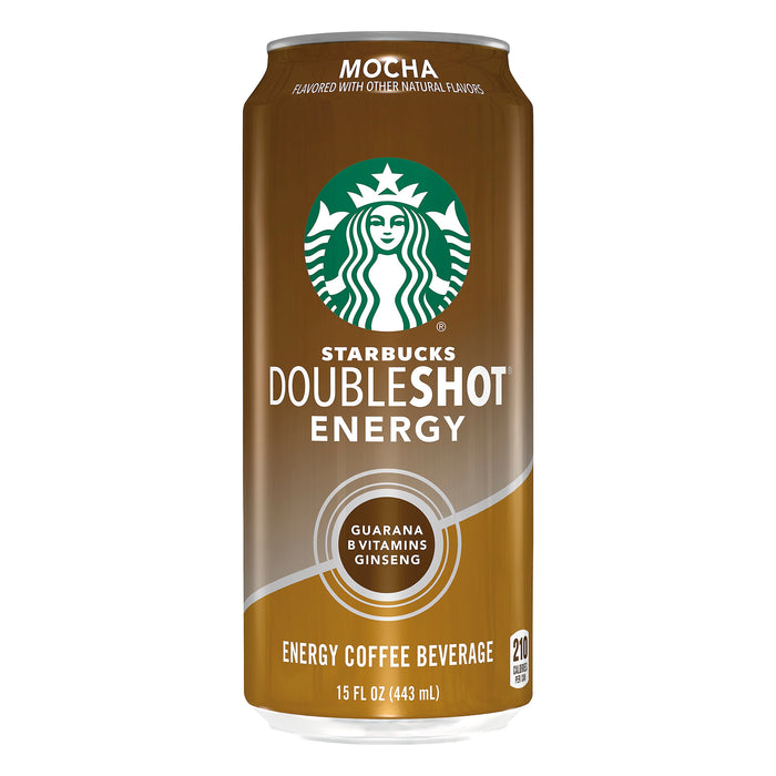 Starbucks DoubleShot Energy Mocha Coffee Beverage 15 oz