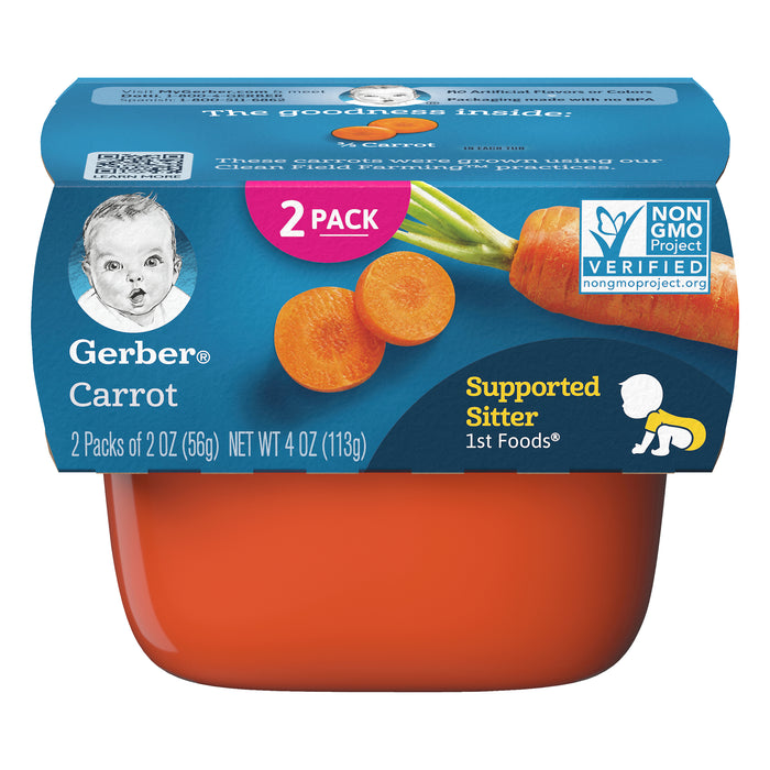 Gerber 1st Foods 2 Pack Carrot 2 ea