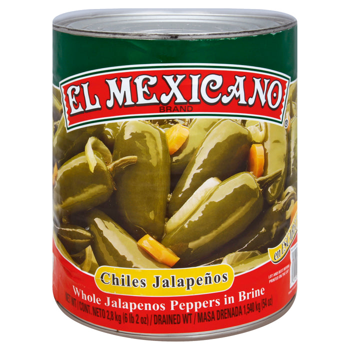 El Mexicano Jalapenos Peppers 2.8 kg