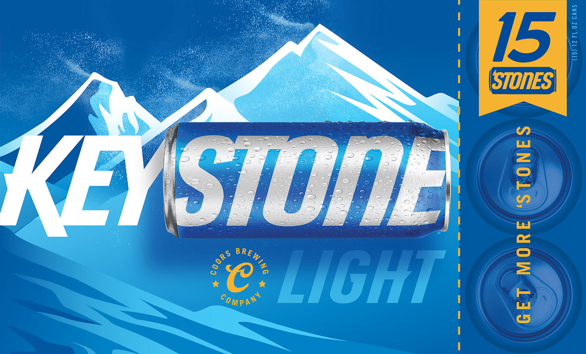 Keystone Light Beer 15 ea