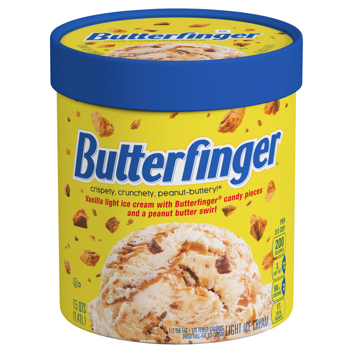 Butterfinger Light Ice Cream 1.5 qt