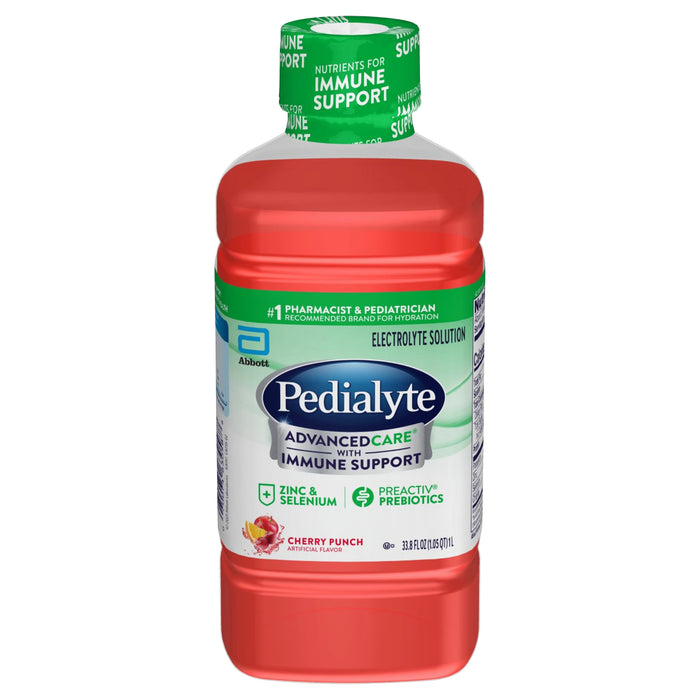 Pedialyte Cherry Punch Electrolyte Solution 33.8 fl oz Bottle