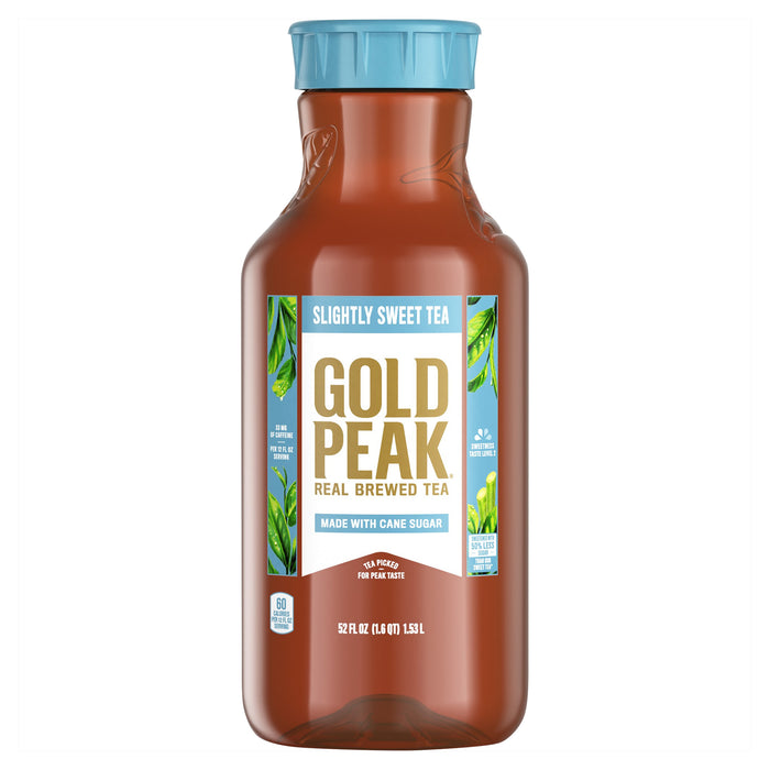 Gold Peak Slightly Sweet Tea Bottle, 52 fl oz