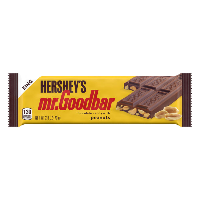 Mr Goodbar King Size Chocolate Candy with Peanuts 2.6 oz