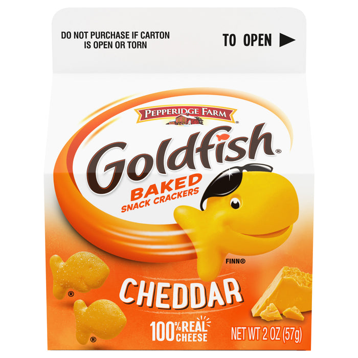 Goldfish Cheddar Baked Snack Crackers 2 oz