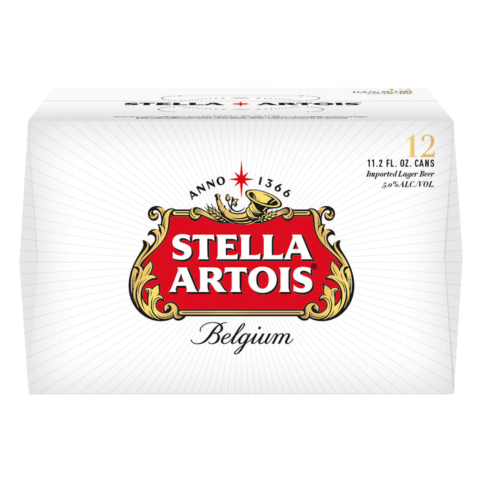 Stella Artois Imported Lager Beer 12 ea